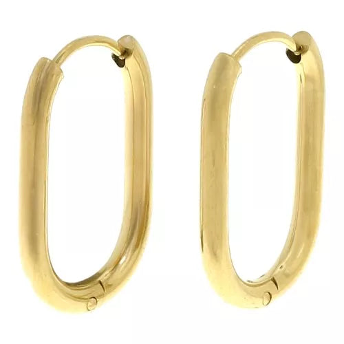 Créoles ovales 19x12 mm