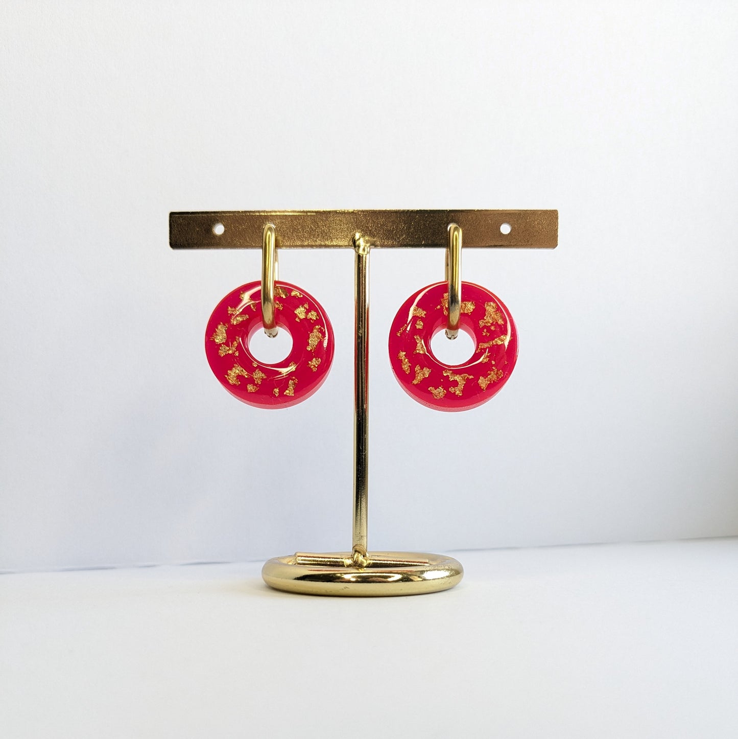 Créoles donuts dorés