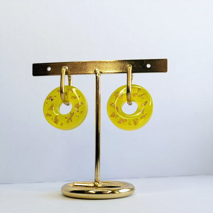 Créoles donuts dorés