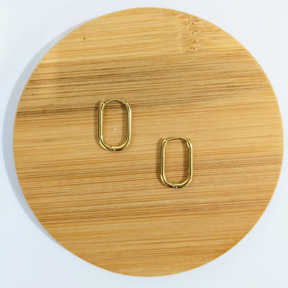 Créoles ovales 19x12 mm