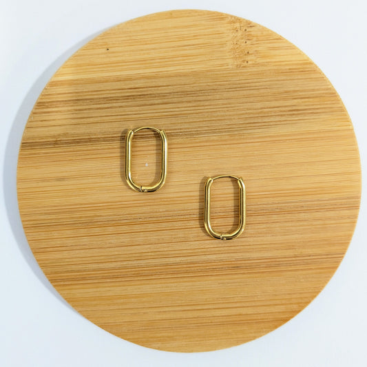 Créoles ovales 19x12 mm