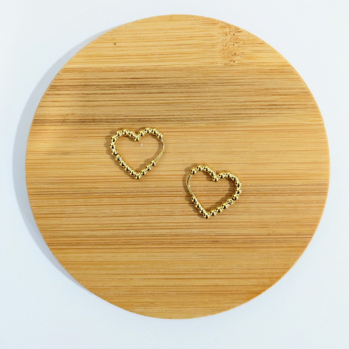 Créoles coeurs 17x16.5 mm