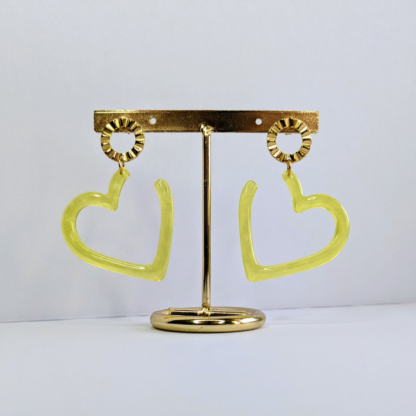 Boucles d'oreilles coeurs unis