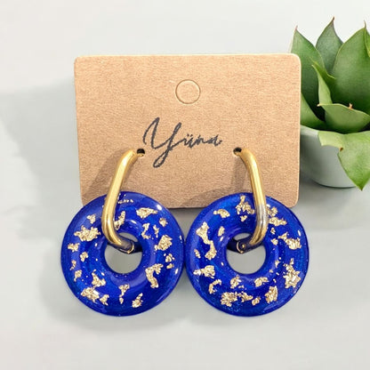 Créoles donuts dorés