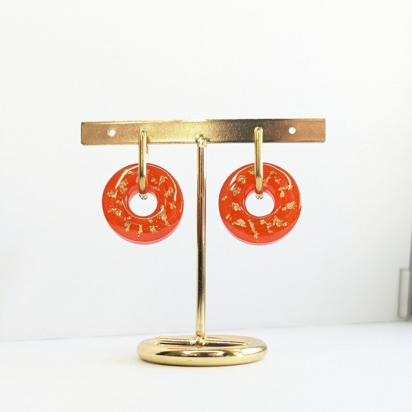 Créoles donuts dorés