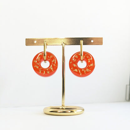 Créoles donuts dorés