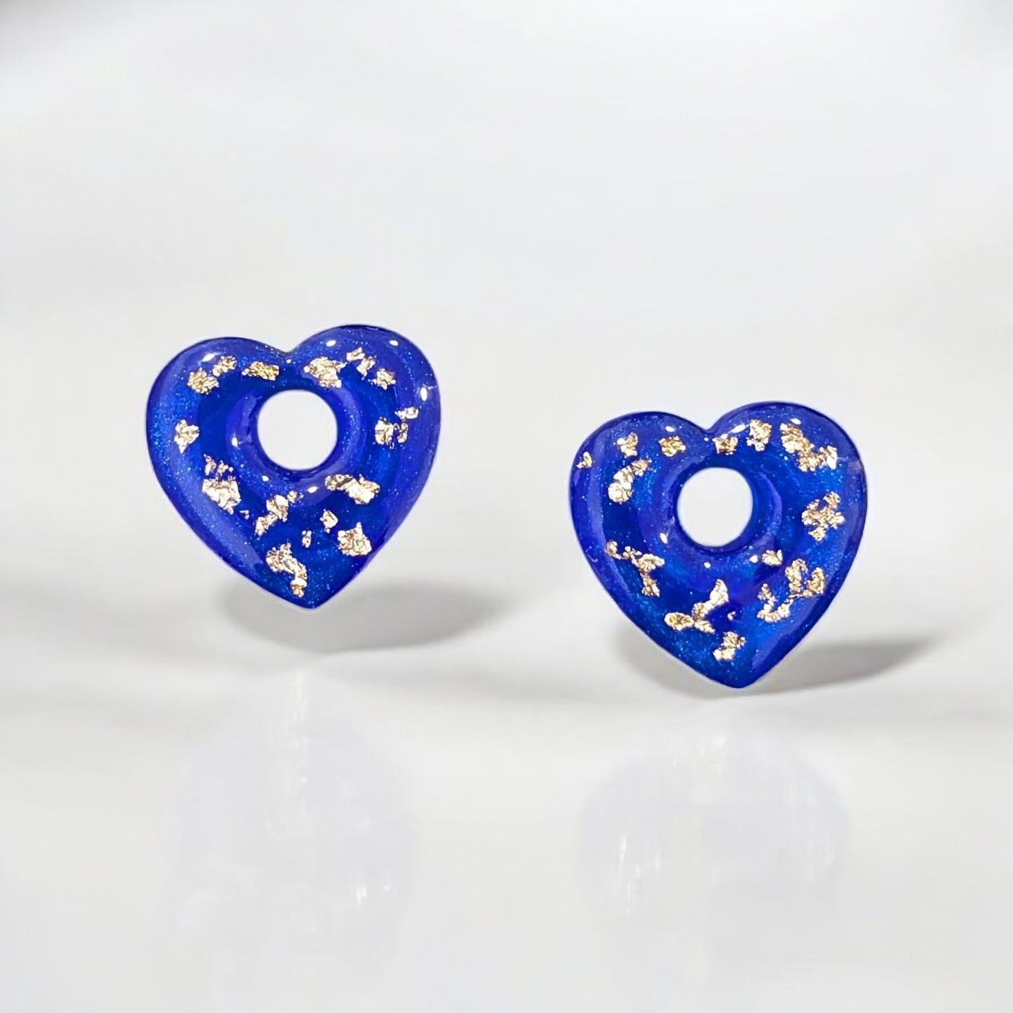 Pampilles coeurs dorés