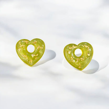 Pampilles coeurs dorés