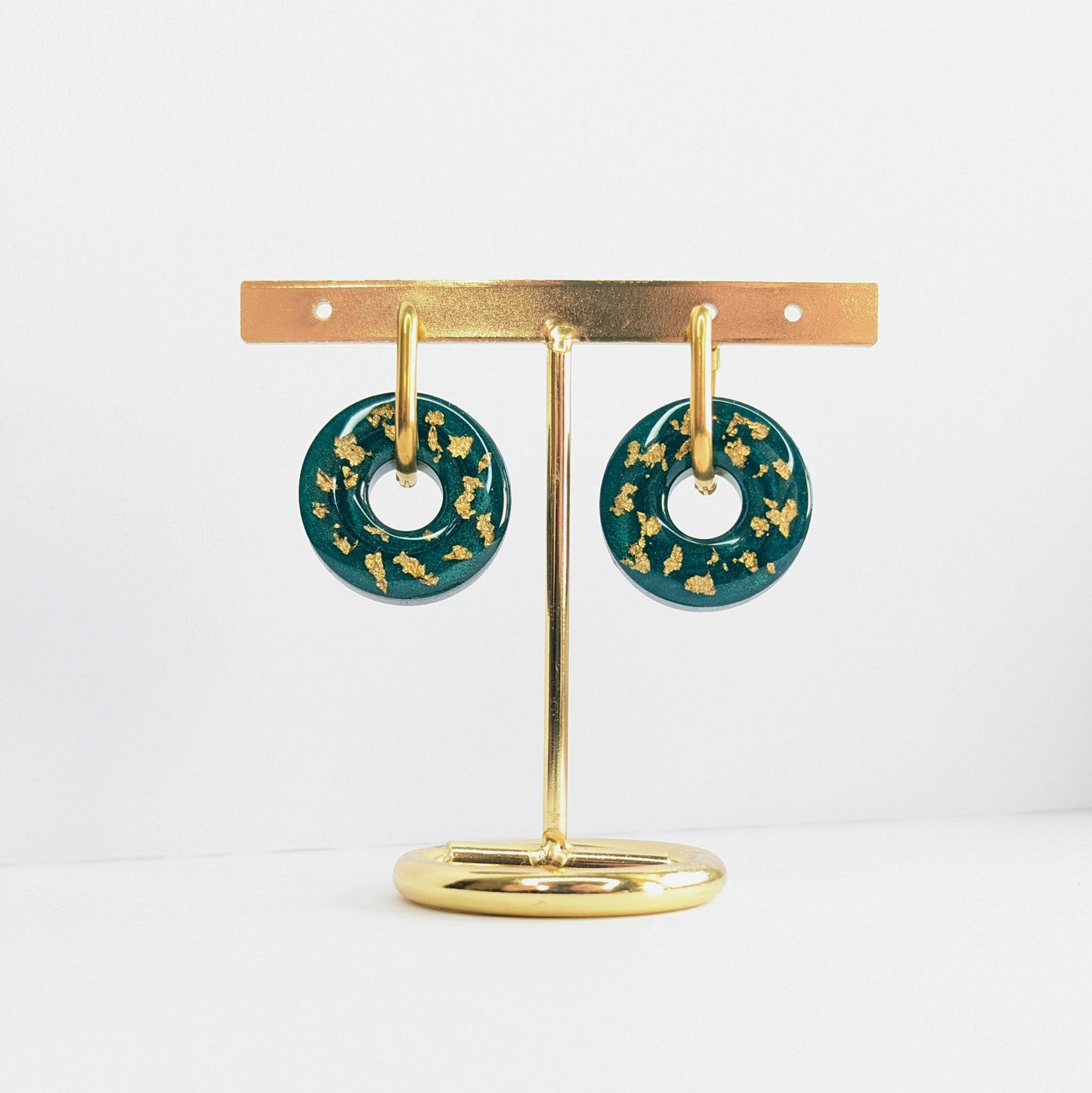 Créoles donuts dorés