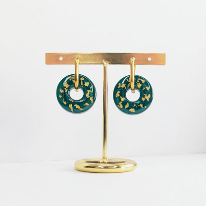 Créoles donuts dorés